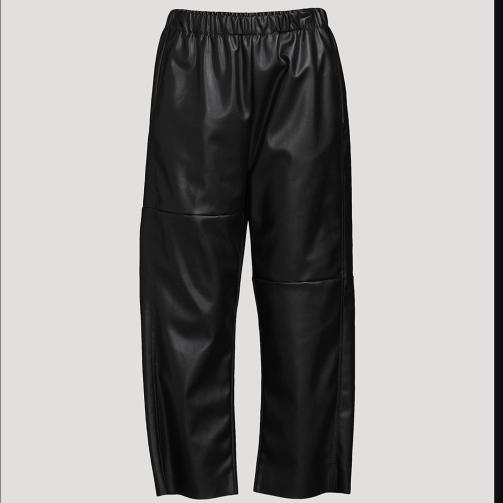 MAISON MARGIELA MM6 Faux Leather Pull on Pants Size 46/M-L
